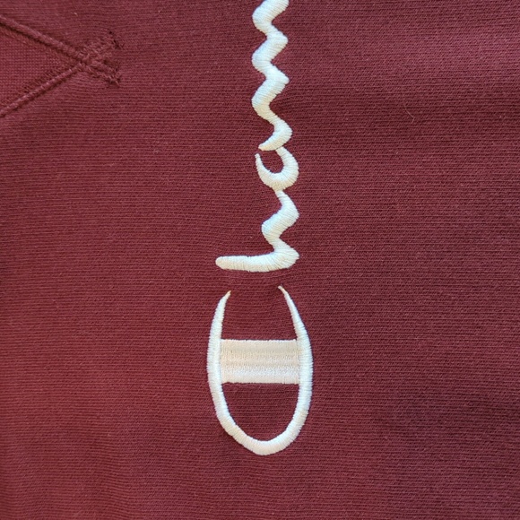 Champion crew neck size M burgundy - Picture 5 of 11